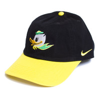 Fighting Duck, Nike, Black, Curved Bill, Accessories, Youth, Campus, Adjustable, Hat, 722584